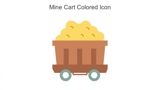 Mine Cart Colored Icon In Powerpoint Pptx Png And Editable Eps Format