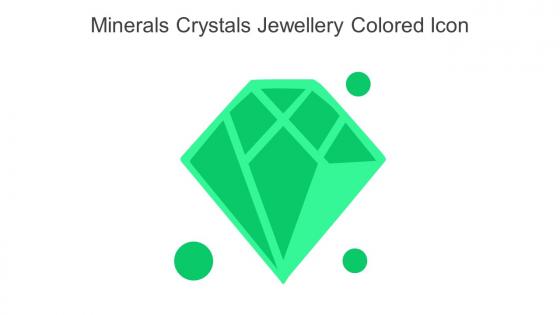 Minerals Crystals Jewellery Colored Icon In Powerpoint Pptx Png And Editable Eps Format