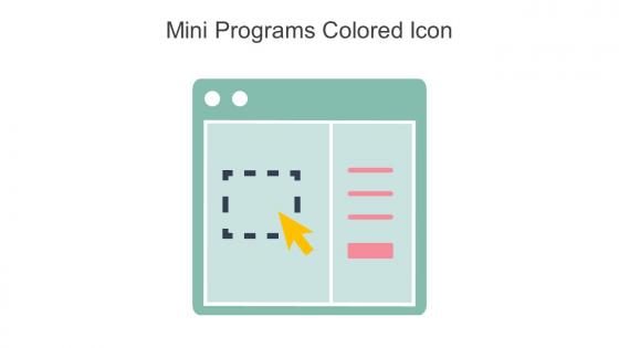 Mini Programs Colored Icon In Powerpoint Pptx Png And Editable Eps Format
