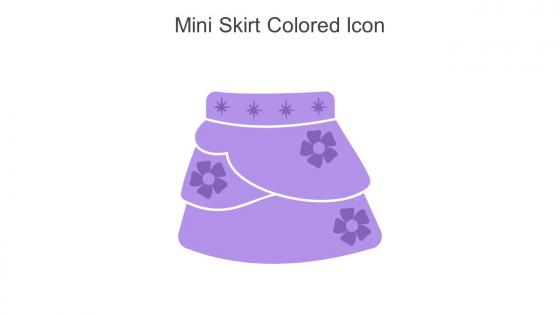 Mini Skirt Colored Icon In Powerpoint Pptx Png And Editable Eps Format
