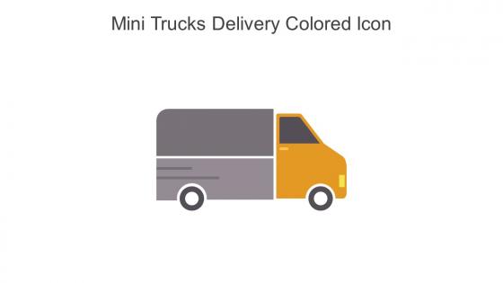 Mini Trucks Delivery Colored Icon In Powerpoint Pptx Png And Editable Eps Format