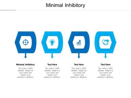 Minimal inhibitory ppt powerpoint presentation infographic template format cpb