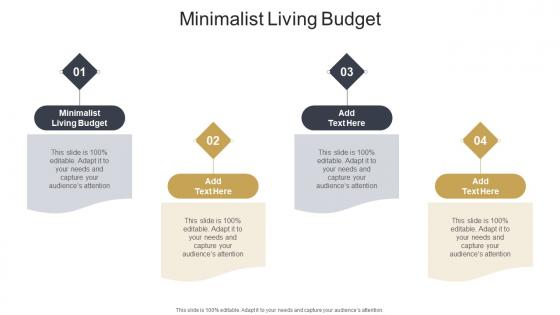 Minimalist Living Budget In Powerpoint And Google Slides Cpb