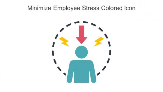 Minimize Employee Stress Colored Icon In Powerpoint Pptx Png And Editable Eps Format