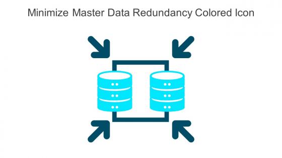 Minimize Master Data Redundancy Colored Icon In Powerpoint Pptx Png And Editable Eps Format