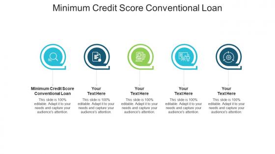 Minimum credit score conventional loan ppt powerpoint presentation icon cpb