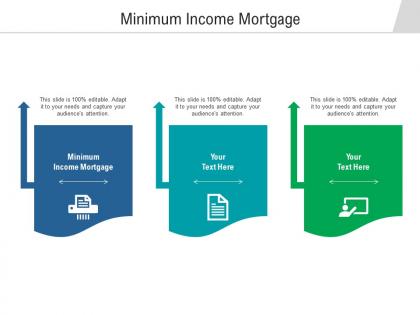 Minimum income mortgage ppt powerpoint presentation inspiration slide download cpb