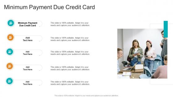 Minimum Payment Due Credit Card In Powerpoint And Google Slides Cpb