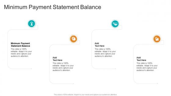 Minimum Payment Statement Balance In Powerpoint And Google Slides Cpb