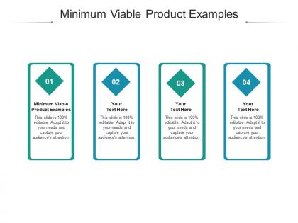 Minimum viable product examples ppt powerpoint presentation outline show cpb
