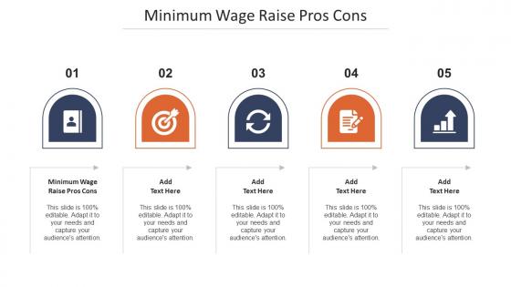 Minimum Wage Raise Pros Cons Ppt Powerpoint Presentation Visual Aids Cpb
