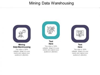 Mining data warehousing ppt powerpoint presentation show portfolio cpb