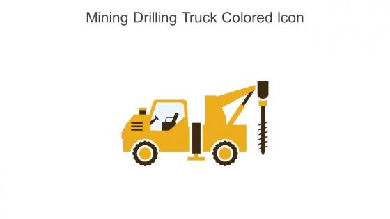 Mining Drilling Truck Colored Icon In Powerpoint Pptx Png And Editable Eps Format