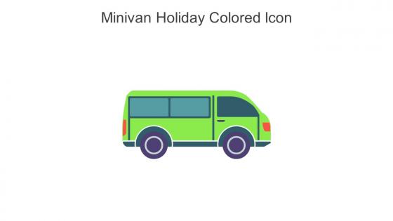 Minivan Holiday Colored Icon In Powerpoint Pptx Png And Editable Eps Format
