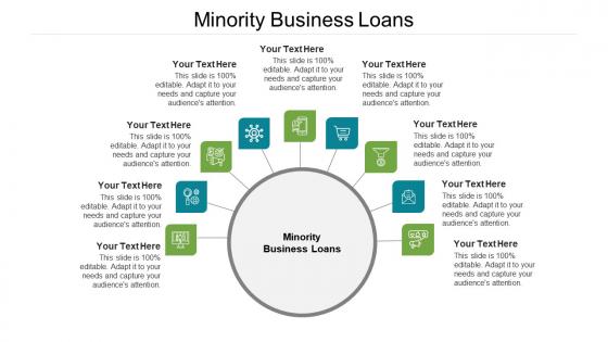 Minority business loans ppt powerpoint presentation gallery infographics cpb