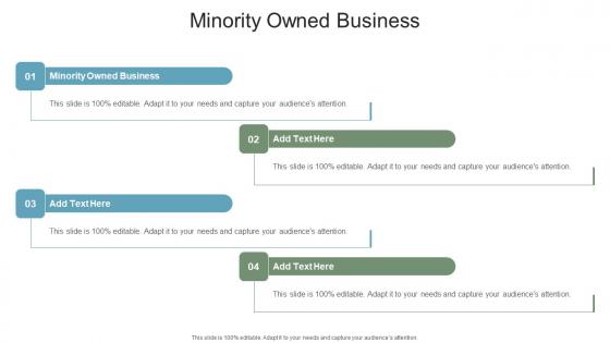Minority Owned Business In Powerpoint And Google Slides Cpb