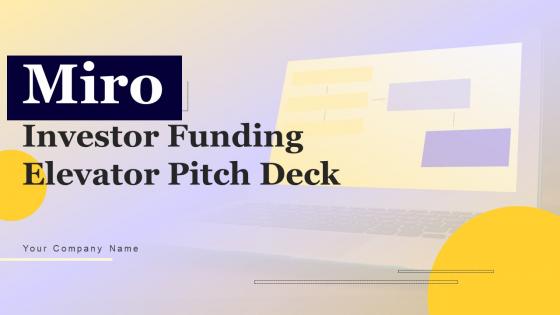 Miro Investor Funding Elevator Pitch Deck Ppt Template