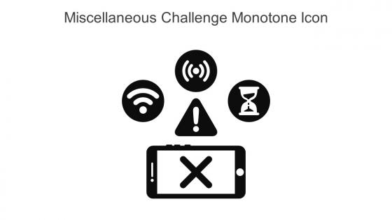 Miscellaneous Challenge Monotone Icon In Powerpoint Pptx Png And Editable Eps Format