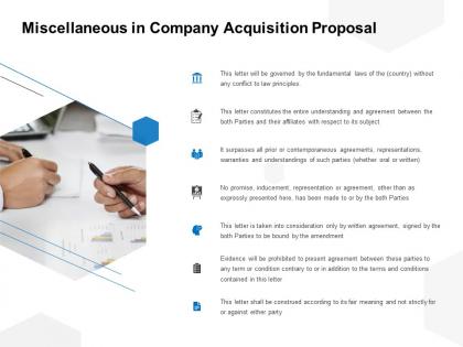 Miscellaneous in company acquisition proposal ppt powerpoint presentation file