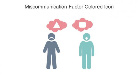 Miscommunication Factor Colored Icon In Powerpoint Pptx Png And Editable Eps Format
