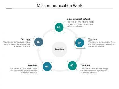 Miscommunication work ppt powerpoint presentation infographics example file cpb