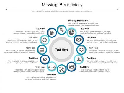 Missing beneficiary ppt powerpoint presentation file background designs cpb