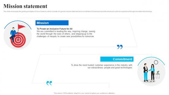 Mission Statement Cisco Company Profile CP SS