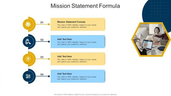 Mission Statement Formula In Powerpoint And Google Slides Cpb