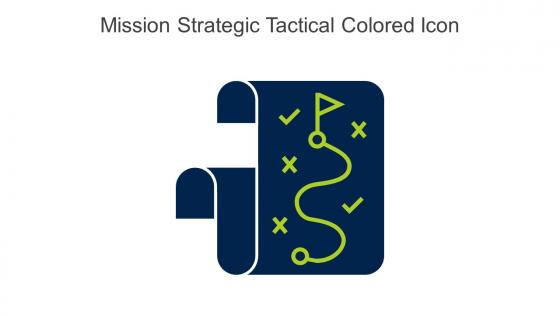 Mission Strategic Tactical Colored Icon In Powerpoint Pptx Png And Editable Eps Format