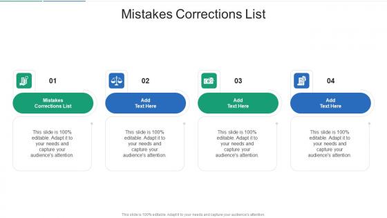 Mistakes Corrections List In Powerpoint And Google Slides Cpb