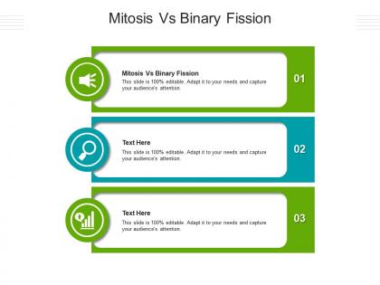 Mitosis vs binary fission ppt powerpoint presentation pictures design templates cpb