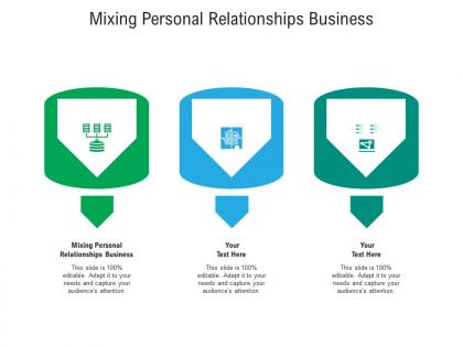 Mixing personal relationships business ppt powerpoint presentation file introduction cpb