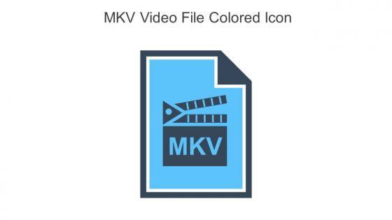 MKV Video File Colored Icon In Powerpoint Pptx Png And Editable Eps Format