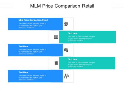 Mlm price comparison retail ppt powerpoint presentation pictures objects cpb