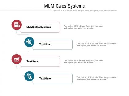 Mlm sales systems ppt powerpoint presentation portfolio gridlines cpb