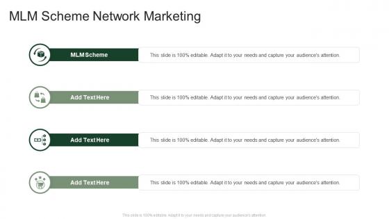 MLM Scheme Network Marketing In Powerpoint And Google Slides Cpb