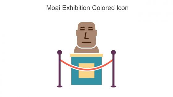 Moai Exhibition Colored Icon In Powerpoint Pptx Png And Editable Eps Format