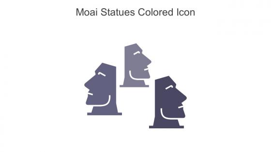 Moai Statues Colored Icon In Powerpoint Pptx Png And Editable Eps Format