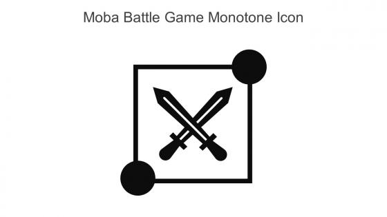 Moba Battle Game Monotone Icon In Powerpoint Pptx Png And Editable Eps Format