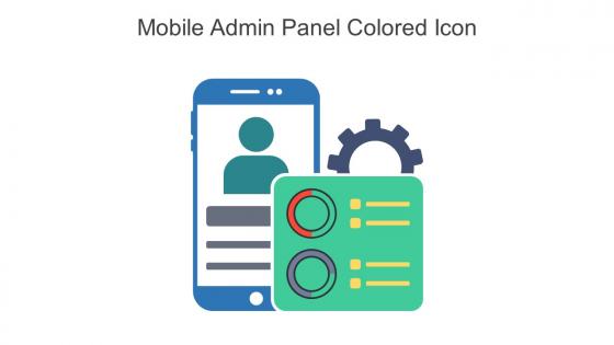 Mobile Admin Panel Colored Icon In Powerpoint Pptx Png And Editable Eps Format