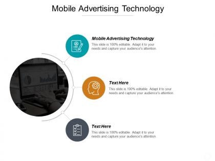 Mobile advertising technology ppt powerpoint presentation ideas slide cpb