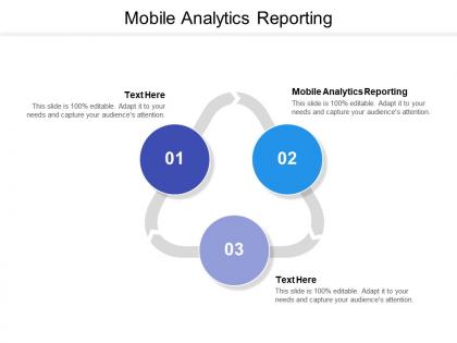 Mobile analytics reporting ppt powerpoint presentation layouts design ideas cpb