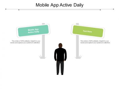 Mobile app active daily ppt powerpoint presentation inspiration infographic template cpb