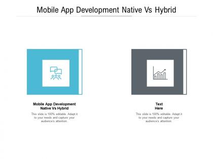 Mobile app development native vs hybrid ppt powerpoint presentation slides templates cpb