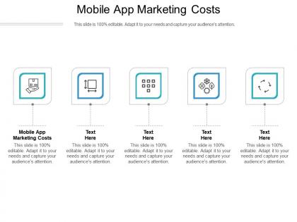 Mobile app marketing costs ppt powerpoint presentation professional tips cpb