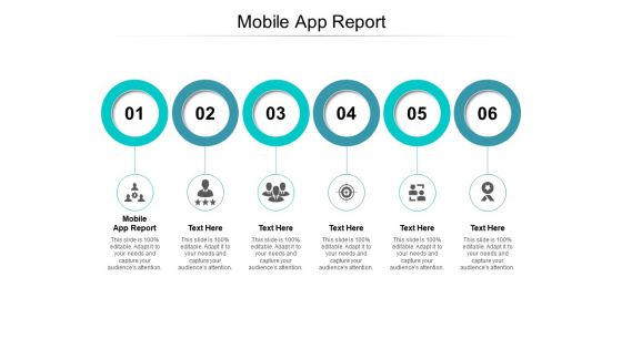 Mobile app report ppt powerpoint presentation gallery good cpb