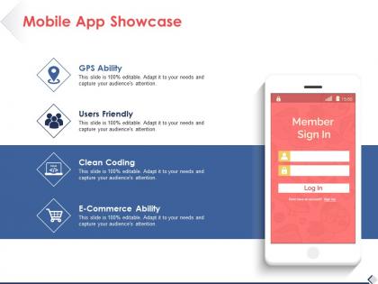 Mobile app showcase ppt pictures design ideas