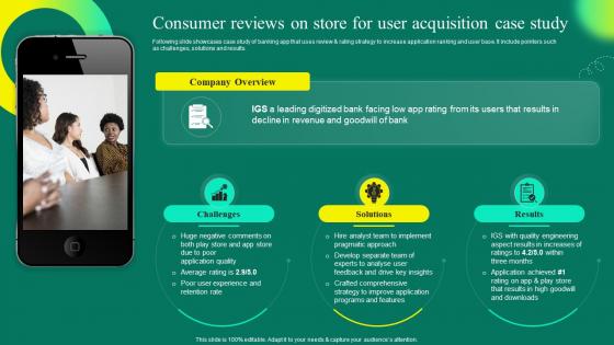 Mobile App User Acquisition Strategy Consumer Reviews On Store For User Acquisition Case Study