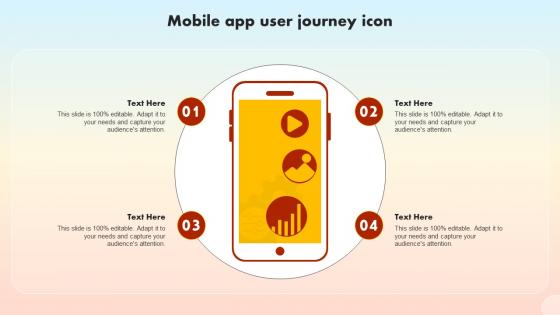 Mobile App User Journey Icon