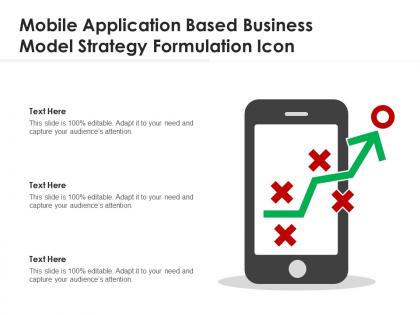 Mobile application based business model strategy formulation icon